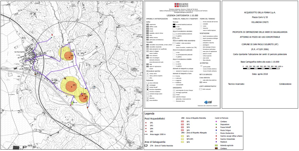 esempio di cartografia GIS