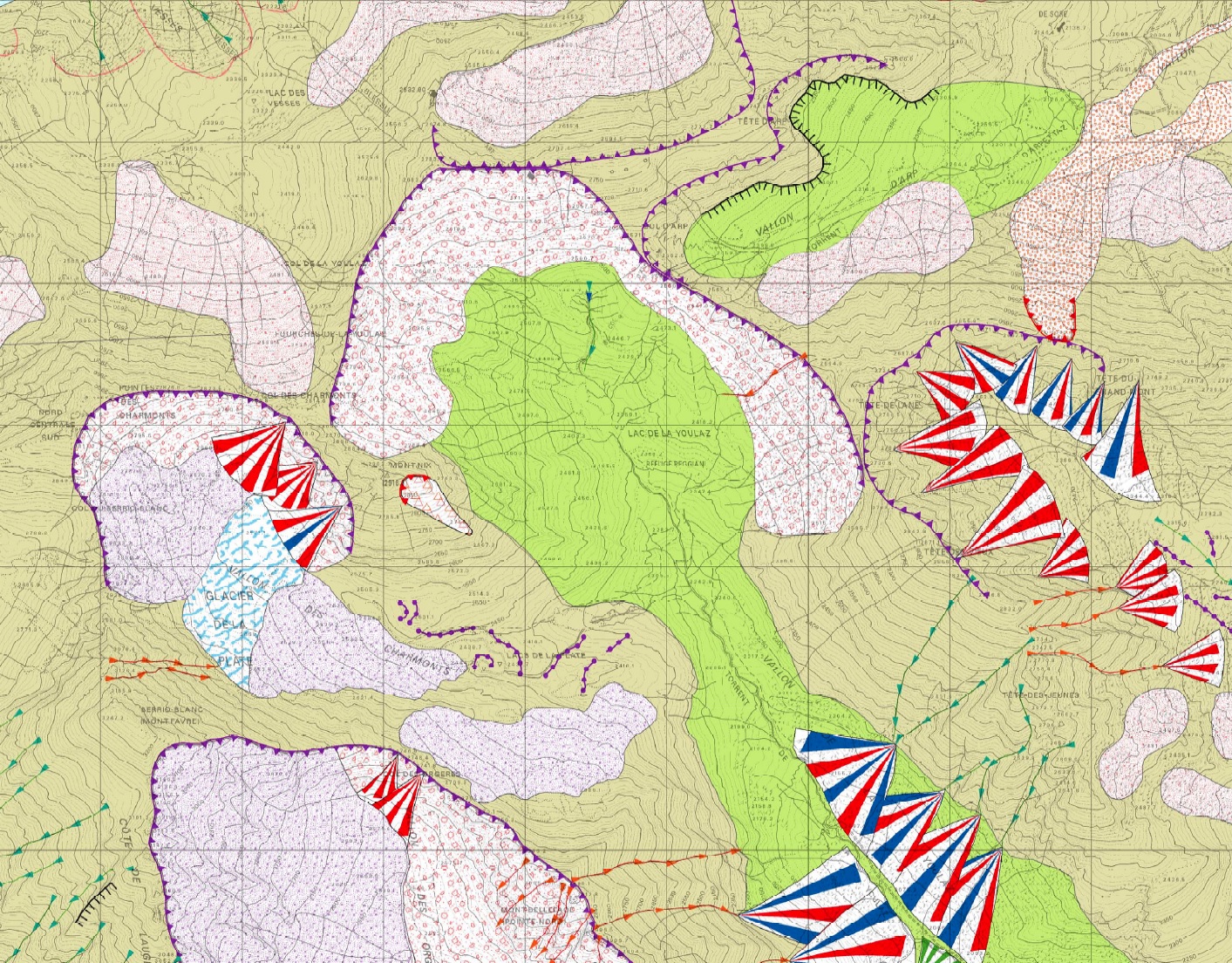 esempio di cartografia di rilevamento